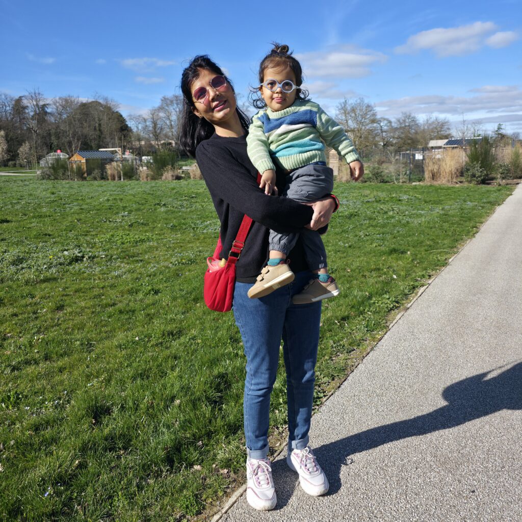 anagh and jyoti at cartoucherie garden